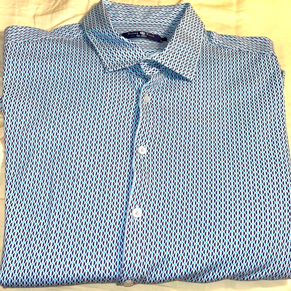 Stone Rose XXL Cotton Long Sleeve Shirt